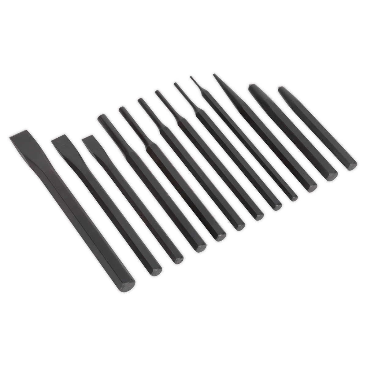Siegen S0802 Punch & Chisel Set 12pc Siegen