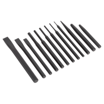 Siegen S0802 Punch & Chisel Set 12pc Siegen