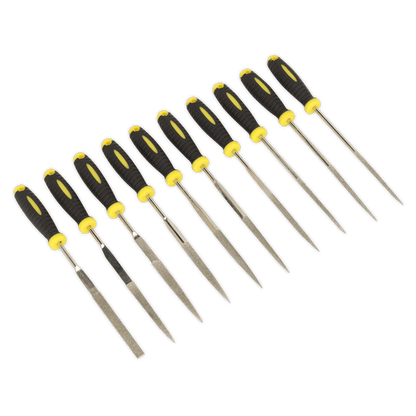 Siegen S0896 Diamond Needle File Set 10pc 100mm Siegen