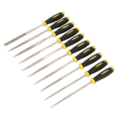 Siegen S0896 Diamond Needle File Set 10pc 100mm Siegen