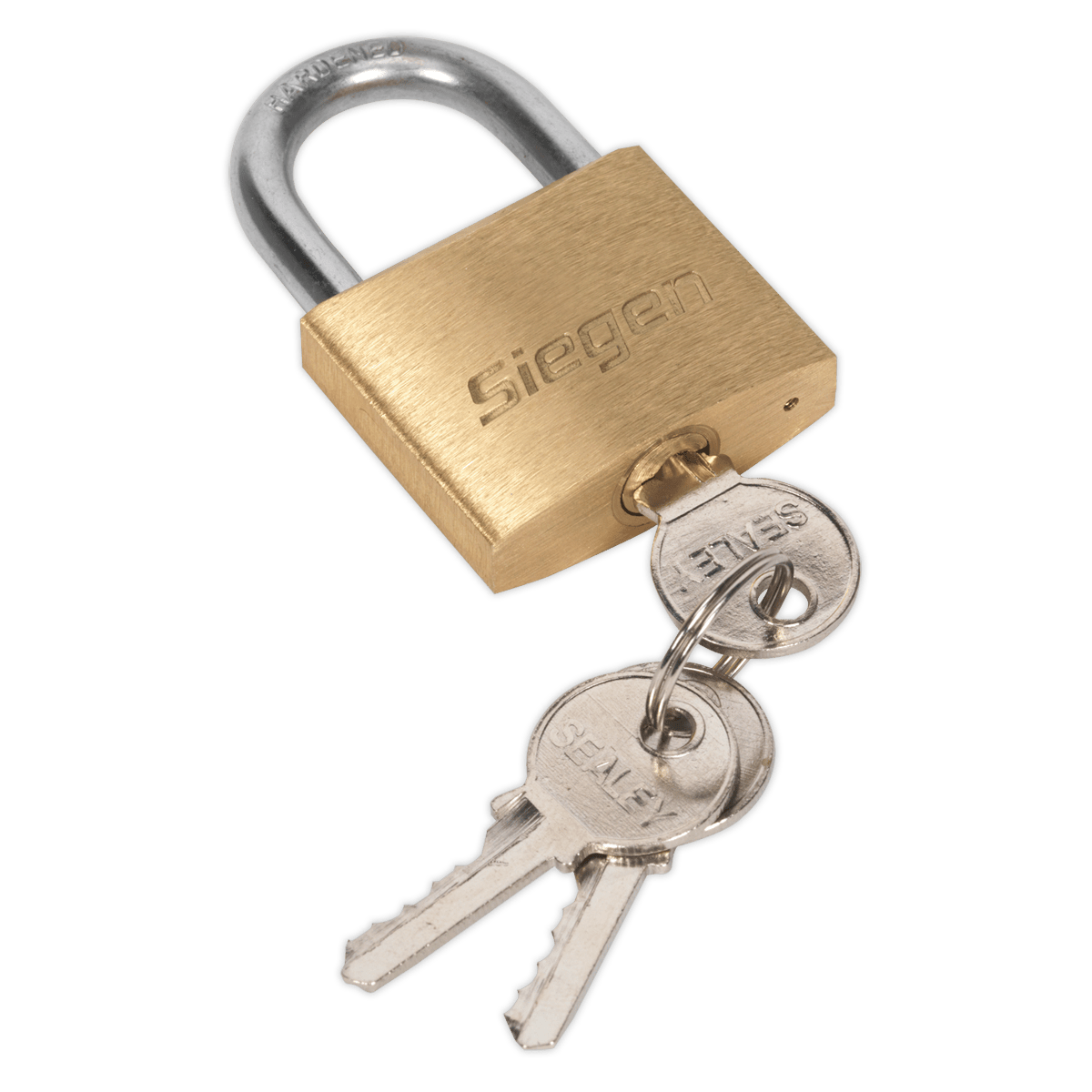 Siegen S0987 Brass Body Padlock with Brass Cylinder 40mm Siegen