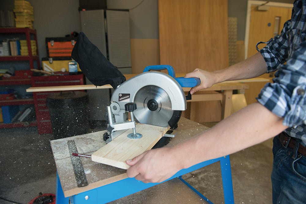 Silverline 1400W Compound Mitre Saw 210mm Chop Saw 230v - 262705 Silverline