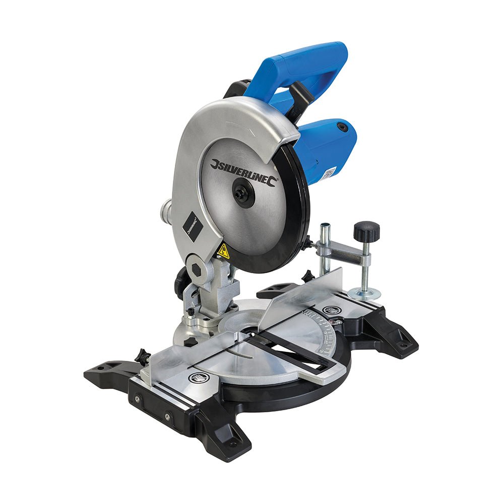 Silverline 1400W Compound Mitre Saw 210mm Chop Saw 230v - 262705 Silverline