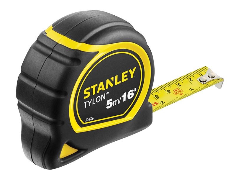 Stanley Tylon Pocket Tape 5m/16ft Width 19mm Carded STA030696N Stanley