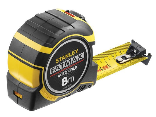 Stanley FatMax Autolock Pocket Tape 8m Width 32mm Metric only STA033501 Stanley