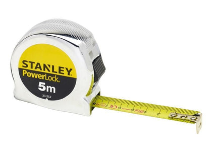 Stanley PowerLock Classic Pocket Tape 5m Width 19mm Metric only STA033552 Stanley
