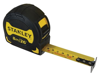 Stanley Grip Pocket Tape 8m/26ft Width 28mm STA033569 Stanley