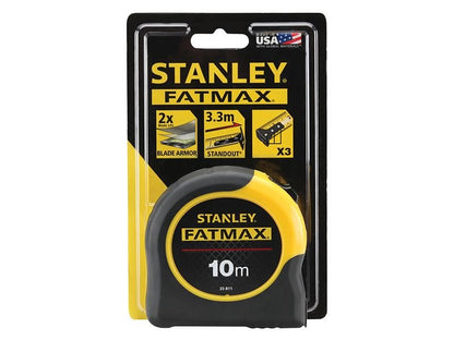Stanley FatMax BladeArmor Tape 10m Width 32mm Metric only STA033811 Stanley