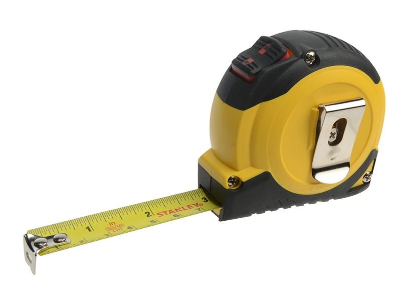 Stanley DualLock Tylon Pocket Tape 5m/16ft Width 19mm STA036806 Stanley