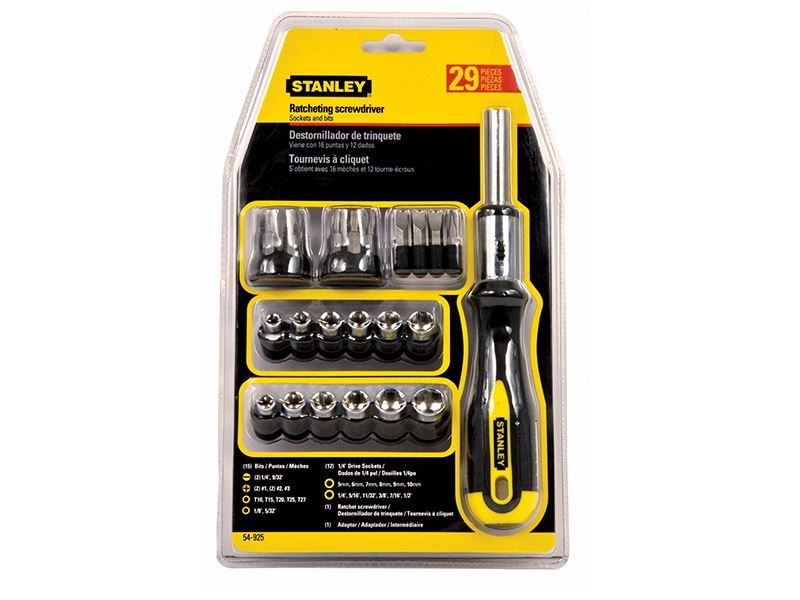 Stanley Ratchet Screwdriver Set of 29 STA054925 Stanley