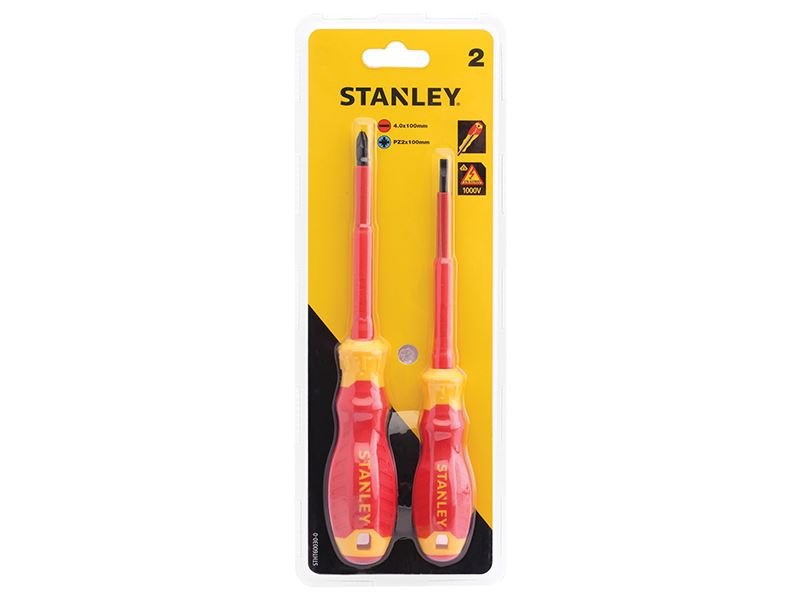Stanley FatMax VDE Insulated Screwdriver Set 2 Piece STA060030 Stanley
