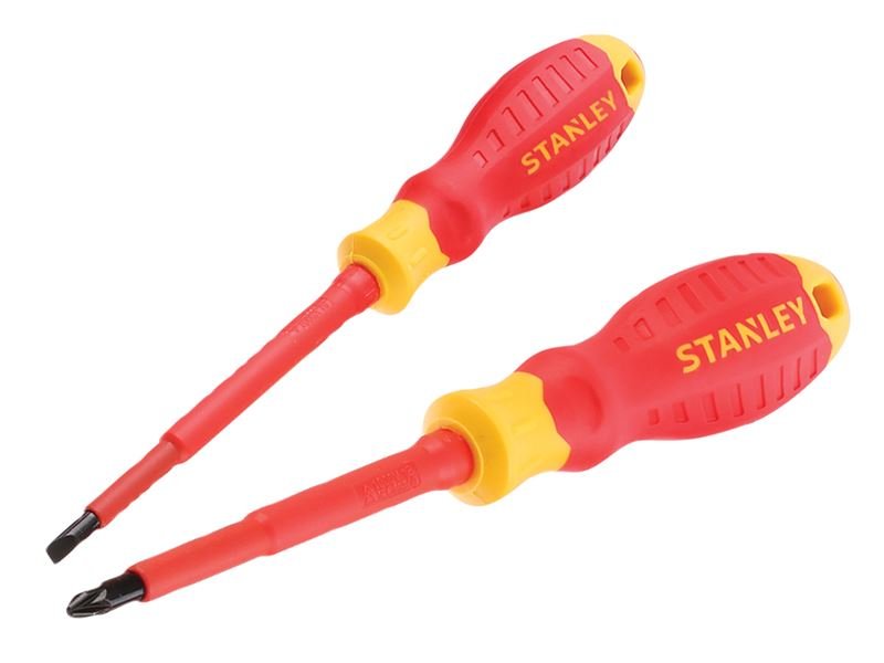 Stanley FatMax VDE Insulated Screwdriver Set 2 Piece STA060030 Stanley