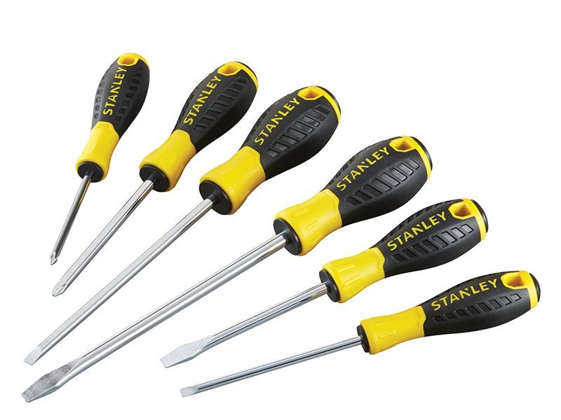 Stanley 0-60-209 Essential Screwdriver Set 6 Piece STA060209 Stanley