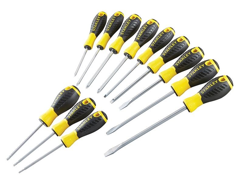 Stanley 0-60-212 Essential Screwdriver Set 12 Piece STA060212 Stanley