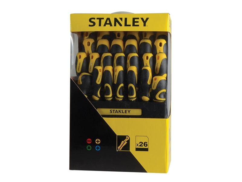 Stanley 062142 Screwdriver Set in Rack 26 Piece STA062142 Stanley