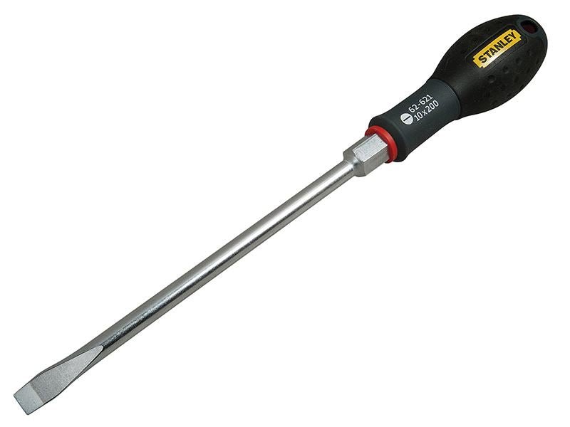 Stanley FatMax Bolster Screwdrivers Flared Tip 10 x 200mm STA062621 Stanley