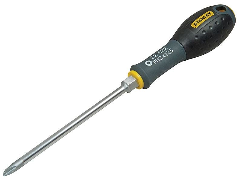 Stanley FatMax Bolster Screwdriver Phillips Tip PH2 x 125mm STA062622 Stanley