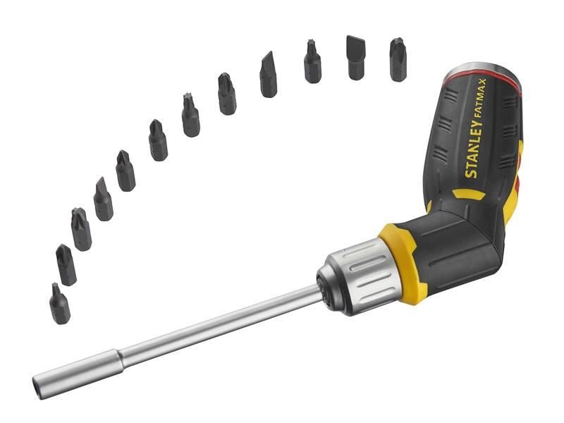 Stanley FatMax Pistol Grip Ratchet 12 Bits STA062691 Stanley