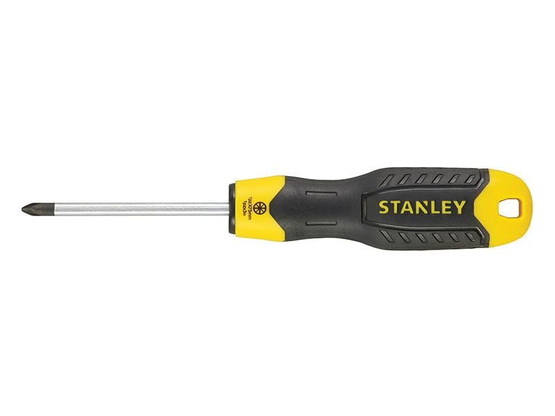 Stanley Cushion Grip Screwdriver Pozidriv Tip PZ1 x 75mm STA064955 Stanley