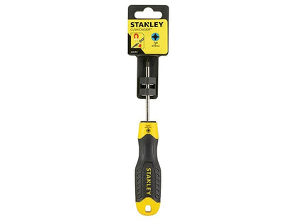 Stanley Cushion Grip Screwdriver Pozidriv Tip PZ1 x 75mm STA064955 Stanley