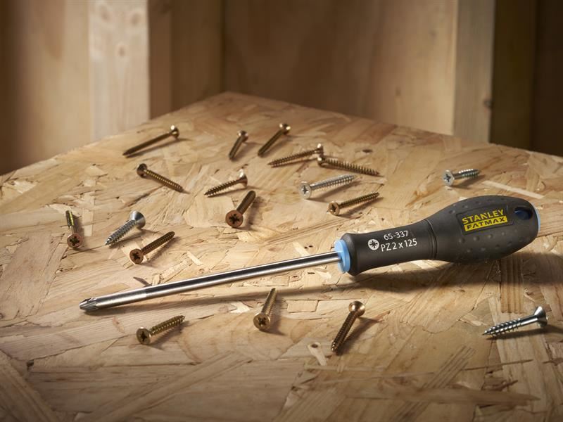 Stanley FatMax Screwdriver Pozidriv Tip PZ2 x 125mm STA065337 Stanley