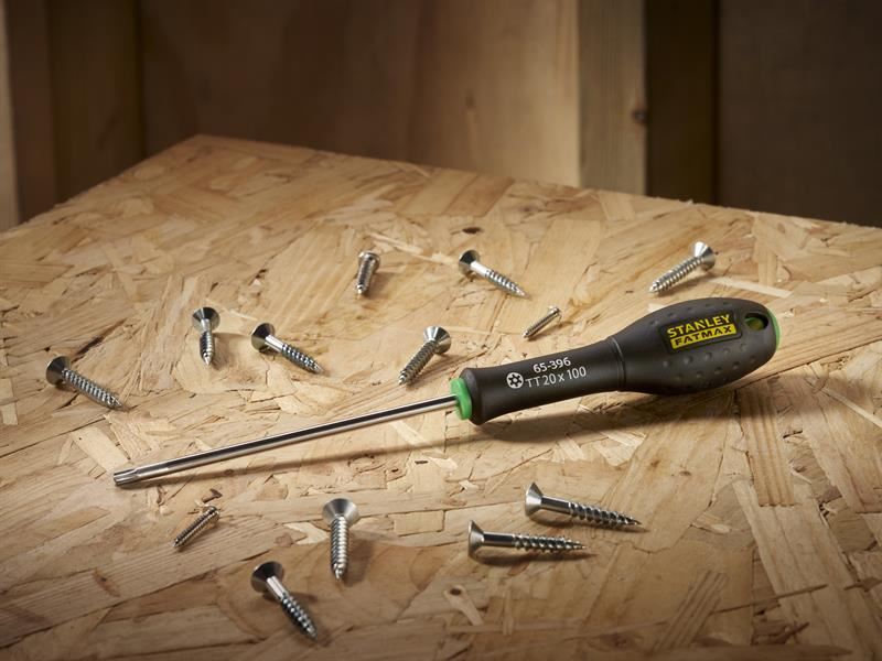 Stanley FatMax Screwdriver Tamper-proof TORX Tip TTX20 x 100mm STA065396 Stanley
