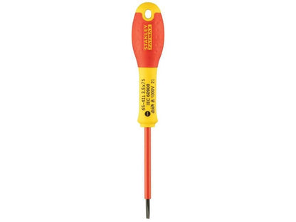 Stanley FatMax VDE Insulated Screwdriver Parallel Tip 3.5 x 75mm STA065411 Stanley