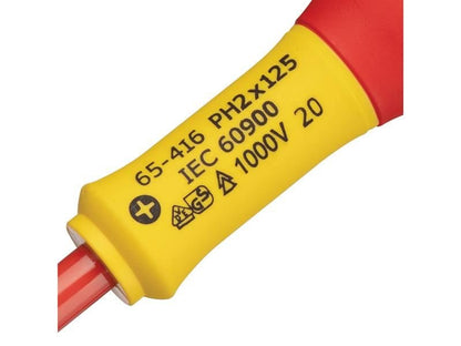 Stanley FatMax VDE Insulated Screwdriver Phillips Tip PH2 x 125mm STA065416 Stanley