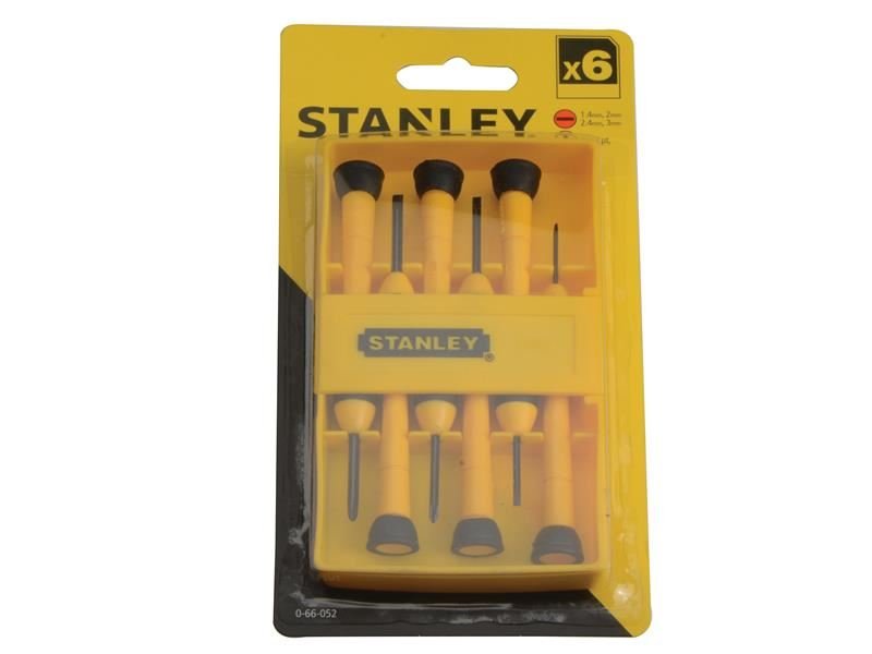 Stanley Instrument Screwdriver Set 6 Piece STA066052 Stanley