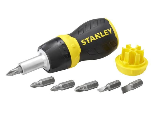 Stanley Multibit Ratchet Stubby & Bits STA066358 Stanley