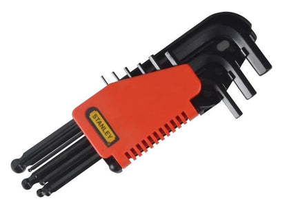 Stanley Ball End Hexagon Key Set 9 Piece 1.5-10mm STA069256 Stanley