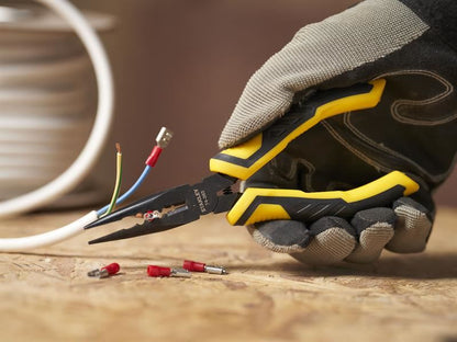 Stanley ControlGrip Long Nose Cutting Pliers 150mm 6in STA074363 Stanley