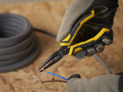 Stanley ControlGrip Long Nose Cutting Pliers 150mm 6in STA074363 Stanley