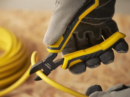 Stanley ControlGrip Diagonal Cutting Pliers 180mm 8in STA074455 Stanley