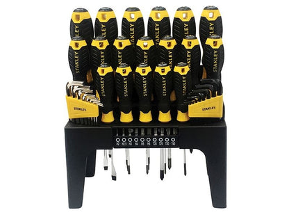 Stanley Screwdriver Set in Rack 44 Piece STA074958 Stanley