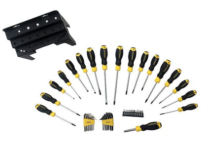 Stanley Screwdriver Set in Rack 44 Piece STA074958 Stanley
