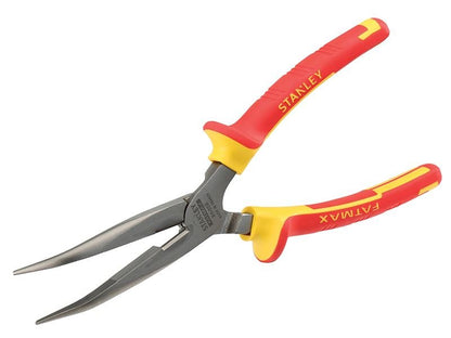 Stanley FatMax Bent Long Nose Pliers VDE 200mm STA084008 Stanley
