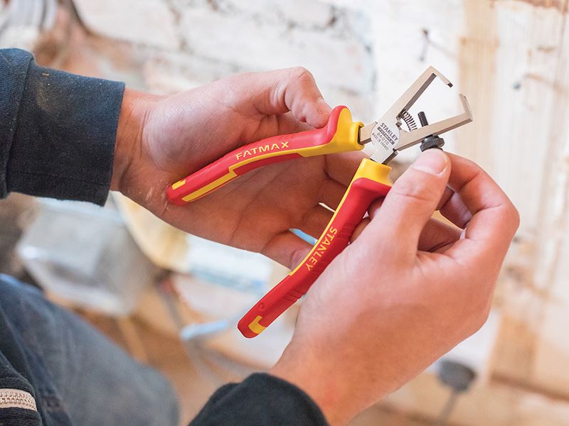 Stanley FatMax Wire Stripping Pliers VDE 170mm STA084010 Stanley