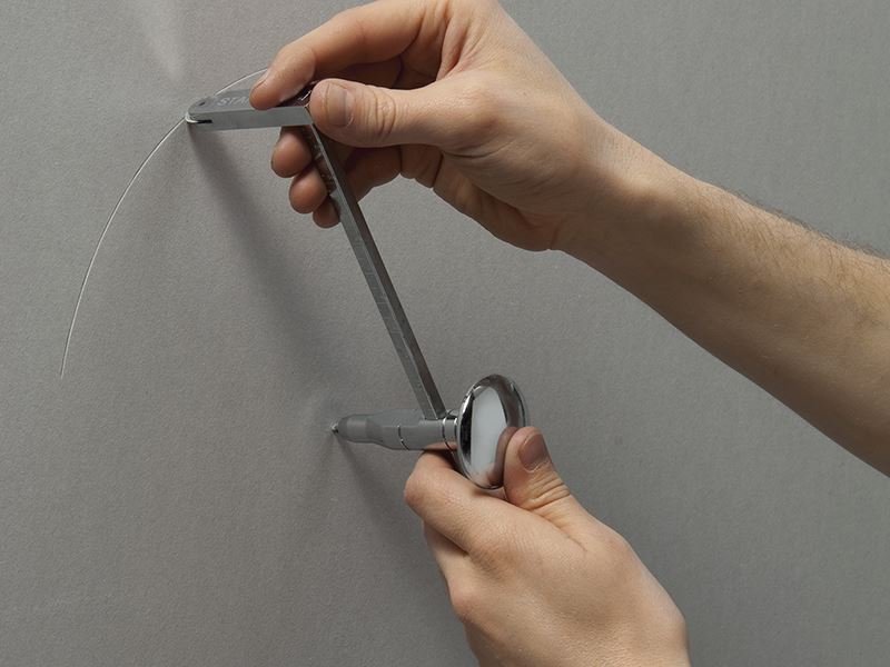 Stanley Drywall Circle Cutter 150mm 6in  Capacity STA105878 Stanley