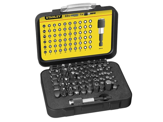 Stanley Bit Set & Holder 61 Piece STA113902 Stanley