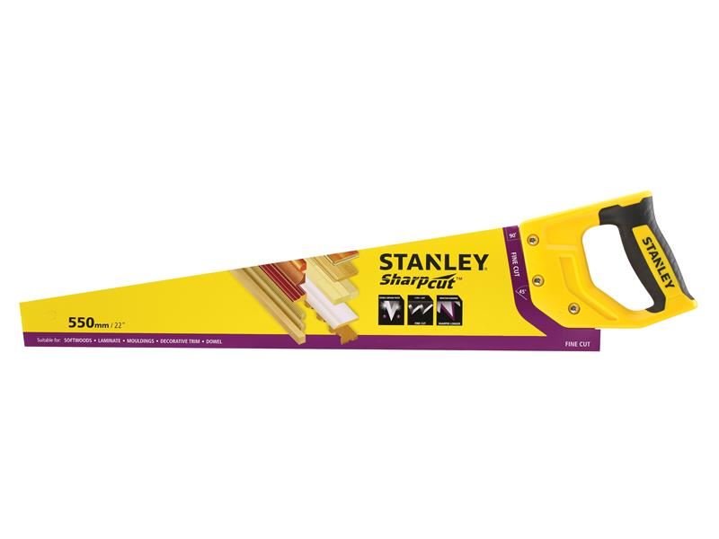 Stanley Sharpcut Handsaw 550mm 22in 11 TPI STA120372 Stanley