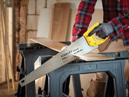 Stanley Sharpcut Handsaw 550mm 22in 11 TPI STA120372 Stanley