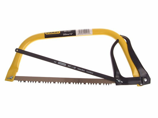 Stanley Hack Bowsaw 300mm 12in Plus Extra Hacksaw Blade STA120447 Stanley