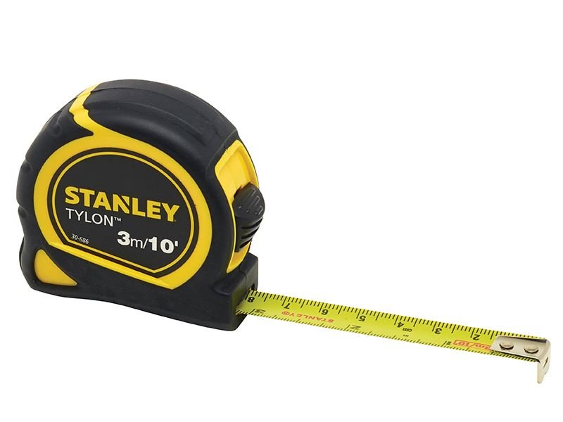 Stanley Tylon Pocket Tape 3m/10ft Width 13mm Loose STA130686N Stanley