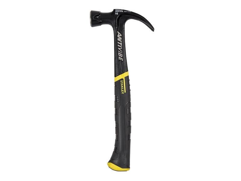 Stanley FatMax AntiVibe All Steel Curved Claw Hammer 450g 16oz STA151275 Stanley