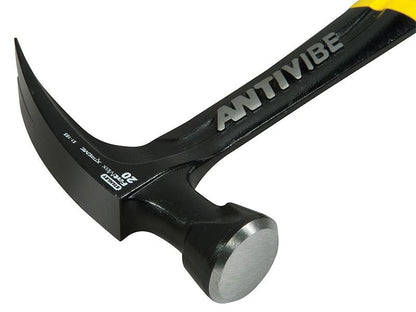 Stanley FatMax AntiVibe All Steel Rip Claw Hammer 450g 16oz STA151276 Stanley