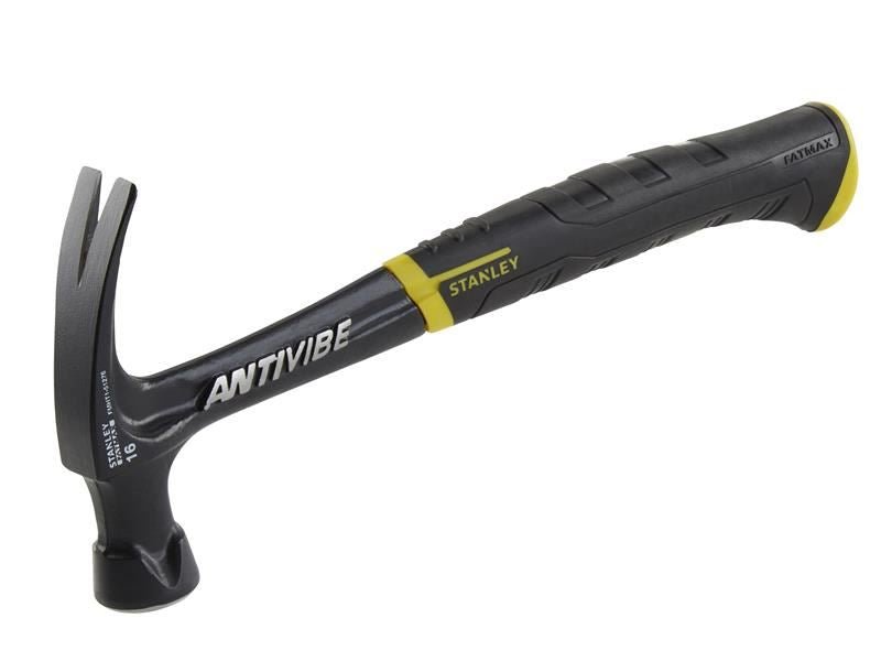 Stanley FatMax AntiVibe All Steel Rip Claw Hammer 450g 16oz STA151276 Stanley