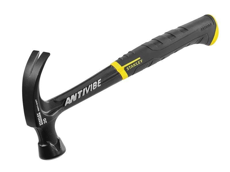 Stanley FatMax AntiVibe All Steel Curved Claw Hammer 570g 20oz STA151277 Stanley