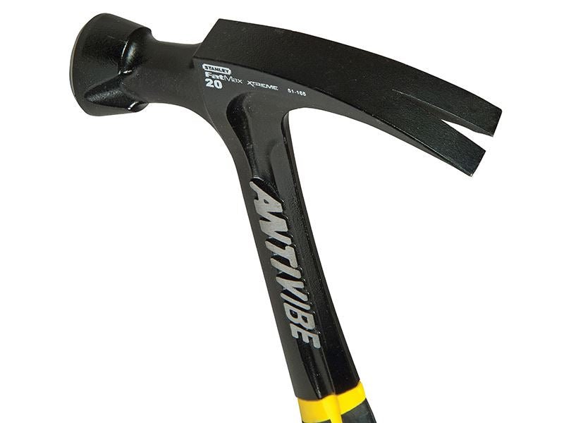 Stanley FatMax AntiVibe All Steel Rip Claw Hammer 570g 20oz STA151278 Stanley