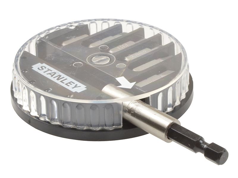 Stanley Slotted/Phillips/Pozidriv Insert Bit Set 7 Piece STA168737 Stanley